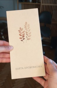 Karta upominkowa na refleksologię stóp / 60 min